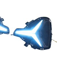 Feux antibrouillard JC améliorés pour Trumpchi GS4 2020, feux de jour LED modifiés avec clignotants séquentiels.