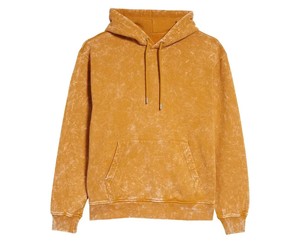 Meilleure qualité vêtements décontractés hommes sweats à capuche Slim Fit 500 GSM lavage à l'acide couleur unie conception personnalisée à capuche directe Pakistan usine - Product Image 4