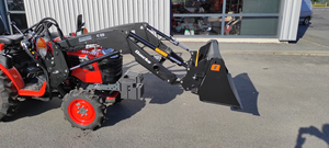 Tractor Kubota B1-181 con cucharón cargador frontal Quicke, nuevo, subcompacto, 18HP, para agricultura y construcción. - Product Image 3