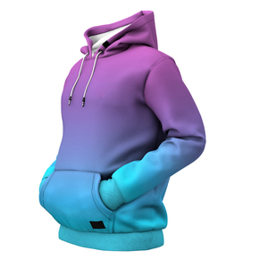 Sudadera con Capucha de Alta Calidad, 30% Algodón, 70% Poliéster, Personalizable para Adolescentes, Sublimación DTG, Sudadera Básica de Algodón Combinado - Product Image 3