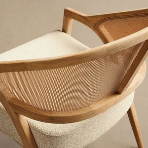 Arvessa The Plaza, Sillón de Jardín de Madera de Teca Sólida, Silla de Madera para Patio de Hotel, Resort o Villa de Lujo, Muebles Personalizados - Product Image 5