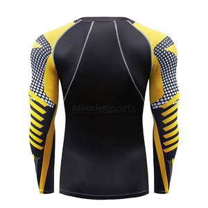 Venta caliente Hombres Rash Guard Precio directo de fábrica Nueva llegada Tamaño personalizado Hombres Rash Guard - Product Image 3