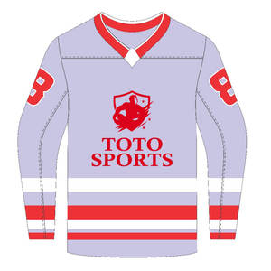 Jersey de Hockey sobre Hielo para Hombre, Ligero, de Alto Rendimiento, Ajuste Cómodo, del Mejor Proveedor, Nuevo y Moderno, con Logotipo Personalizable - Product Image 1