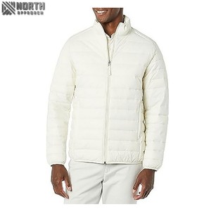 Chaqueta Anorak acolchada de invierno de concha informal de nailon de alta calidad personalizable al por mayor Chaqueta larga con cuello levantado con capucha para hombre - Product Image 1