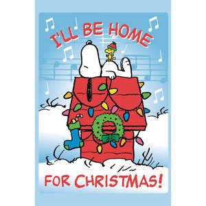 Christmas for Peanuts Postcard Made of Durable <b>Paper</b> - Product Image 1