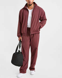 Nouvelle Collection : Survêtement Homme Deux Pièces Personnalisé avec Logo, Hoodie Zippé Oversize et Pantalon à Passepoil – Tenue de Sport Respirante pour Homme - Product Image 4