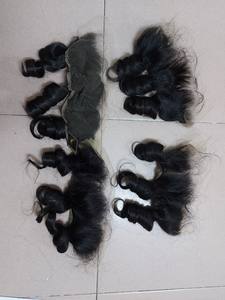 Beautiful Burmese <b>Curly</b> <b>Bundle</b> HD Lace Closure 5x5 6x6 24 Inches High Quality Raw Virgin Human Hair Extension <b>Bundle</b> Loose <b>curly</b> - Product Image 6