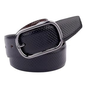 Ceinture en cuir de vache classique pour homme, style business décontracté |   Acier imperméable et respirant de haute qualité |   Service de personnalisation de logo OEM/ODM - Product Image 5