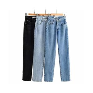 Latest New Design Wholesale Price Black And Blue Denim Women Jeans For Collage And Office Wear From India Export 