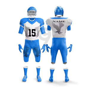 Kit de fútbol americano con almohadillas absorbentes de impactos y tela de Jersey resistente a la decoloración Kit de fútbol americano - Product Image 1