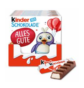 Kinder Riegel, pack de 4, 50 g, chocolat au lait emballé individuellement, avec 33 % de composants laitiers, recette originale Ferrero - Product Image 2