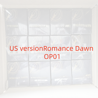 Jeu de cartes à collectionner Anime Romance Dawn OP-01, boîte de boosters de 24 paquets, cartes à collectionner en feuille d'aluminium pour les amateurs et les cadeaux