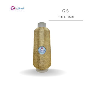 Jari 150D en polyester haute ténacité avec broderie de type Lurex S et ST pour le tricotage, la couture et le tissage de la flore métallique de type MS - Product Image 1