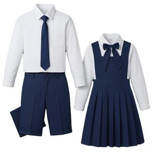 Uniforme scolaire pour filles, ensemble de tenue scolaire en coton mélangé, facile d'entretien, fournisseur d'exportation de vêtements scolaires - Product Image 3