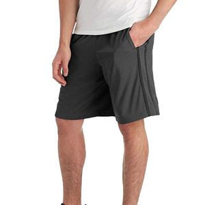 Pantalones Cortos Deportivos de Lona para Hombre, Nuevos Diseños para Correr, Fitness, Estilo Casual, Color Sólido, Cintura Alta, Secado Rápido, Precio Bajo - Product Image 1