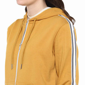2025 nouveau sweat à capuche pour femme de haute qualité en gros avec impression de Logo personnalisé nouveau élégant haut de gamme hiver porter des sweats à capuche à fermeture éclair - Product Image 5
