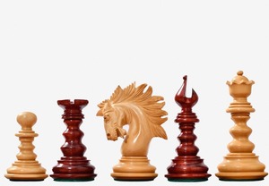 Piezas de Ajedrez Artesanales de Primera Calidad Estilo San Petersburgo, Madera de Palisandro y Boj, Rey de 4.3 cm con Caja de Almacenamiento de Madera a Precio Económico - Product Image 6