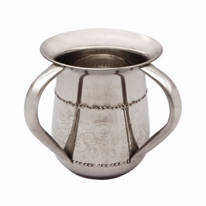 Customized Stainless Steel Washing <b>Cup</b> Flower Design With Handle Wash <b>Cup</b> Top Selling Sale - Product Image 1