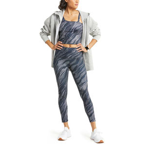 Leggings de yoga à taille élastique réglable pour femmes avec leggings push-up de qualité supérieure à taille haute collants de yoga d'haltérophilie personnalisés - Product Image 3