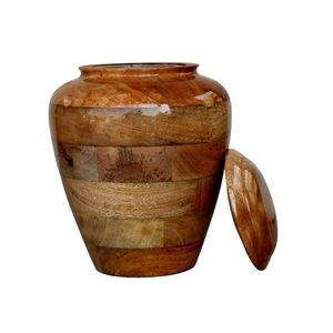 Rosewood Handcrafted Wooden Cremation <b>Urn</b> Personalized Decoration for Human and Pet Ashes for Funeral Services - Product Image 1