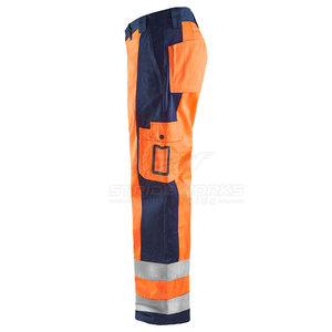Pantalon de travail unisexe industriel, pantalon de sécurité robuste, polyester coupe-vent, coupe confortable pour l'utilisation en usine et en entrepôt - Product Image 4