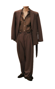 Women's Oversize Casual Shirts Long Sleeve Office Tunic Blouses Single-Breasted Design Comfortable and Stylish Shirts - Product Image 4