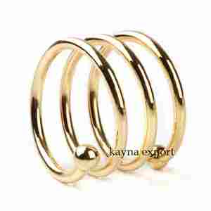 Anneau de serviette en métal écologique fait à la main, design oiseau, nickelé avec couleur personnalisée pour un usage quotidien, fêtes, hôtels - Product Image 2