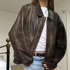 Chaquetas de Cuero para Mujer a Bajo Precio, Chaqueta de Cuero de Nuevo Estilo para Mujer, Chaqueta de Cuero de Alta Calidad para Mujer - Product Image 3