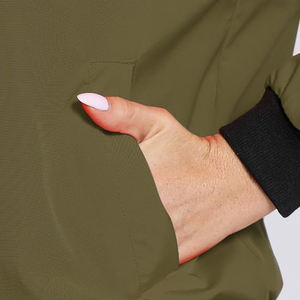 Chaqueta Bomber de Invierno para Mujer al Mejor Precio, con Logotipo Personalizado, Lisa, Transpirable - Product Image 6