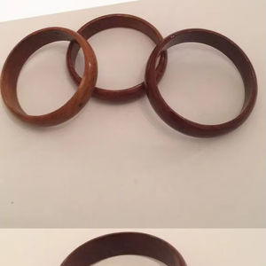 Brazalete y pulsera de madera de diseño único ADORNED, pulseras de madera de tamaño personalizado, brazalete hecho a mano con flores, brazalete de madera - Product Image 6