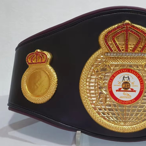 Ceintures de champion du monde personnalisées ! NOUVELLES CEINTURES DE BOXE WINNG HEAVY - Product Image 1