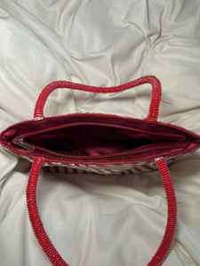 Bolso de Magnolia con cuentas, monedero con cuentas florales, bolso de flores blancas, bolso de hombro de primavera, monederos con cuentas de verano, hecho a mano floral - Product Image 3