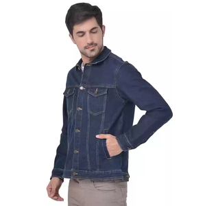 OEM Nouvelle Mode Vestes en Denim Décontractées Personnalisées de Haute Qualité pour Hommes Veste en Denim à Tissu Respirant pour Hommes avec Poches - Product Image 6