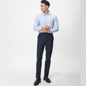 OEM <b>Men's</b> Casual Mid Waist Canvas Pants with Hidden Pockets <b>Stretchy</b> Sporty Style Pencil Trousers - Product Image 6