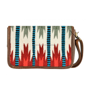 Saddle Blanket Crossbody Bag Western Style Cowgirl Bag With Long Tassel Custom Made Women <b>Tote</b> Bag Supplier Saman Exports - Product Image 2