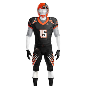 Jersey de Fútbol Americano Personalizado 100% Poliéster, Uniforme Personalizado Transpirable que Absorbe la Humedad, Sublimación de Alta Calidad - Product Image 2