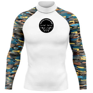 Camiseta de Compresión Deportiva para Hombre, Transpirable, UPF50, Ecológica, de Secado Rápido, Cuello Alto, Manga Larga, para Gimnasio - Product Image 6