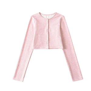 Wholesale Women's V-neck 100% Cotton Sweater Plain Knit Design Customizable Colors Sizes Front/Back Breathable Winter Pullover - Product Image 5