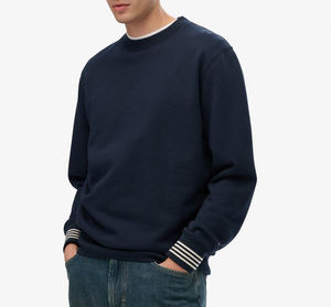 Pull à capuche imprimé en coton de haute qualité Sweats graphiques épais et lourds pour hommes Style d'hiver - Product Image 1