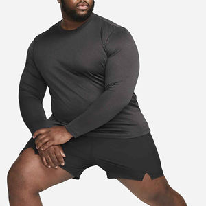 Men's High Quality 100% Cotton Full Sleeve T-<b>Shirt</b> Breathable Long Arm Fashion <b>Shirt</b> with Plain Print Size XL - Product Image 4