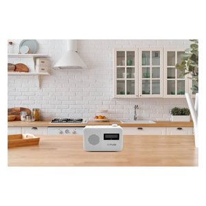 Radio portable DAB+ ELAN One2 blanche avec finition en coton - Product Image 6