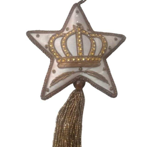 Appliques brodées de perles pour vêtements et chapeaux, appliques décoratives faites à la main en tissu pour l'artisanat et l'ornementation des vêtements - Product Image 4