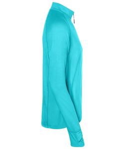 Chaqueta de yoga para mujer al por mayor, top deportivo de manga larga con cremallera, ajustado, con botones frontales, logo sin costuras y cuello alto. - Product Image 4