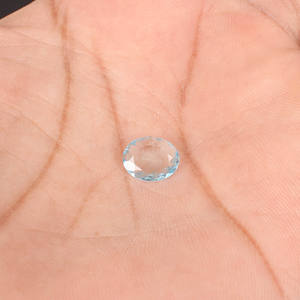 Aguamarina Brasileña Natural de 1.60 Quilates, Corte Ovalado de 10x8mm, Color Aguamarina, Gema Suelta para Fabricación de Anillos y Colgantes, Proveedor Mayorista de Joyería - Product Image 6