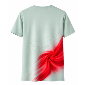 เสื้อยืดพิมพ์ลายทรงหลวมสำหรับผู้ชาย ผ้าฝ้าย 100% เสื้อยืดผู้ชายสไตล์ลำลองแนวสตรีท - Product Image 2