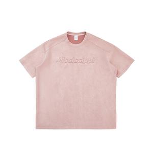 เสื้อยืดโอเวอร์ไซส์ลายนูนสำหรับผู้ชายเสื้อยืดโอเวอร์ไซส์ลายโลโก้แบบสั่งทำใหม่ล่าสุดออกแบบได้ตามต้องการ - Product Image 5