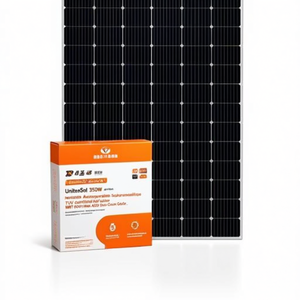 แผงโซลาร์เซลล์ UniteSol 350W โมโนคริสตัลไลน์ โพลีคริสตัลไลน์ ได้รับการรับรองมาตรฐาน TUV สำหรับเซลล์แบบ Half Cell MWT กำลังไฟสูงสุด 550W-600W เกรดอุตสาหกรรม - Product Image 2