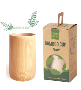 Taza de café/agua de bambú ecológica de alta calidad para obsequios fabricada por Eco2go Vietnam - Product Image 1