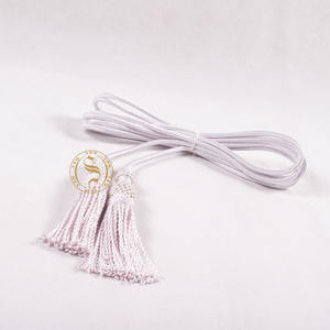 Borlas de seda grandes de 8cm para joyería, decoración de seda con flecos de rayón 100% - Product Image 1