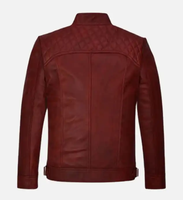 Veste de moto pour homme en cuir véritable de haute qualité, sur mesure, imperméable, respirante, grande taille, fabriquée au Pakistan